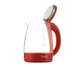 Чайник скло Dario DR1802 red - изображение 4