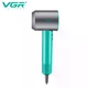 Профессиональный фен VGR V-440 GREEN 1400 Вт, фен для сушки и укладки волос с 3 насадками, 3 уровнями обдува и холодным воздухом - изображение 2