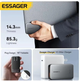 Зарядное устройство Essager Ultra Thin GaN 65W USB-C + USB-A быстрая зарядка PD/QC (ультратонкий, ECT65W-PYB0G-Z) - изображение 7