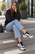 Кроссовки женские Reebok XT Sprinter Slip текстильные белые с черным без застежки 38 (1200143743058) (24.5 см) - изображение 11