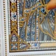 Икона "Богородица Иерусалимская" на стекле в белой раме 32х28 см - изображение 4