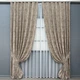 Комплект готовых штор VR-Textil Жаккард Sultan XO №1143ш Капучино 150х270 см 2 шт (30-958) - изображение 2