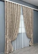 Комплект готовых штор VR-Textil Жаккард Sultan XO №1143ш Капучино 150х270 см 2 шт (30-958) - изображение 3
