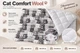 Одеяло Руно зимнее полуторное 140х205 с добавлением овечьей шерсти Cat Comfort Wool (Р321.52ПШУ_Cat Comfort Wool) - изображение 3