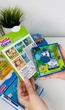 Дитяча іграшка Магнітні кубики-пазли 5х5 см, BK Toys, 6 зображень, 25 кубиків, 12,5*2,5*17,5 см, дикі тварини (JM830) - зображення 2