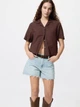 Джинсовые шорты женские Uniqlo 256238017 L Голубые (1161970766) - изображение 1