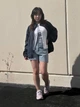 Джинсовые шорты женские Uniqlo 256238017 L Голубые (1161970766) - изображение 3