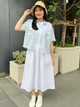 Юбка миди летняя женская Uniqlo 409014594 M Белая (1161960288) - изображение 6