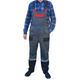 Напівкомбінезон робочий Професіонал Комбо сірий зі світловідбиваючою смугою розмір 60-62 - зображення 1