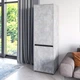 Мала шафа для одягу з 2 дверцятами та 2 секціями KOMTO CUBE 60F Бетон (p-186-2911) - зображення 2