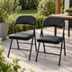 Комплект стульев раскладных LUMINARIA FOLD 2 шт 79x46x46 см (Черный) - изображение 2