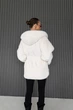 Екошуба двостороння UF-Fashion N83V 48 білий - зображення 7