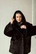 Зимова жіноча дублянка двостороння UF-Fashion N89V 42 чорний - зображення 5