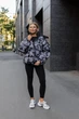 Зимняя женская двусторонний куртка UF-Fashion К-290 48 черный - изображение 3