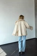 Женская зимняя двусторонняя шуба UF-Fashion N88V 52 бежевый - изображение 10