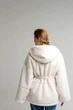Жіноча дублянка двостороння на зиму UF-Fashion N89V 54 молочний - зображення 9