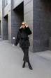 Женская зимняя шуба UF-Fashion Ш-304 52 черный - изображение 2