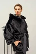 Екошуба зимова двостороння UF-Fashion N83V 44 чорний - зображення 3