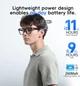 Смарт-очки GetD AI Glasses ChatGPT с переводом 74 языка Bluetooth 5.4 фильтрация синего света до 99% и воспроизведением музыки до 11 часов - изображение 5