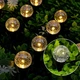 Садовая гирлянда на солнечной батарее 11,73 м 100 LED 20 шариков теплый белый свет - изображение 5