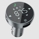 FM-модулятор Proove Launcher Sound Sync Bluetooth 5.0, PD 30W + QC3.0, USB Type-C, Hands Free, графитовый - изображение 4