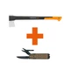 Набір Fiskars: Сокира-колун Fiskars L Х21 + Мультитул Gerber Lockdown Slim 16L - изображение 1