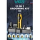 Машинка для стрижки волос и бороды VGR V-173 13 в 1, аккумуляторный триммер мужской, 13 насадок, LED дисплей, Yellow - изображение 5