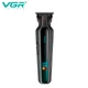 Триммер аккумуляторный VGR V-930 GREEN для бороды, усов и волос, машинка для стрижки окантовочная, 4 насадки, LED дисплей - изображение 5