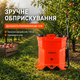 Акумуляторний обприскувач 10 л 12 V 5 Bar для саду та городу жовтогарячий Forte MC-10377 - зображення 3