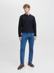 Джемпер Jack&Jones George Knit Polo Синій L 12278815 - зображення 2