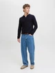 Джемпер Jack&Jones Blaeaston Split Синій 2XL 12281736 - зображення 3