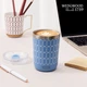 Дорожня кружка Wedgwood Gold Powder Youth Blue 350 мл з нержавіючої сталі, керамічною внутрішньою підкладкою, ізольована - зображення 4