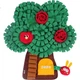Килимок для приховування та нюхання корму для собак ZEZE Apple Tree, саморозважальне полегшення нудьги, килимок для нюхання, виявлення витоків їжі, міцна жувальна іграшка для цуценят, розвивальна іграшка - зображення 3