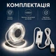 Светодиодная LED COB лента 4 метра с датчиком-сканером USB на взмах руки, белый нейтральный, светильник с регулировкой яркости, 4000K - изображение 2