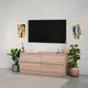 Тумба під телевізор MebelStar Нео 4Ш 120x43x53 см Дуб сонома (MBS-1271) - зображення 1
