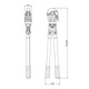 Инструмент для пресс-фитинга Thermo Alliance d16-32 ручной с поворотным механизмом STD-403 - изображение 2
