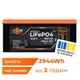 Акумулятор LP LiFePO4 12,8V - 230 Ah (2944Wh) (BMS 100A/100А) пластик Smart BT - изображение 2