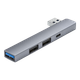 Youlianxing USB-хаб для ноутбука Бездротовий USB-концентратор Direct-Insert з прямим кутом для комп'ютера USB-розгалужувач Порт даних Один-до-хаб-розгалужувач USB-накопичувач Миша Клавіатура YLX-34ARC - изображение 4