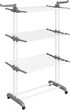 SONGMICS ULLR701W01V2 Сушарка для одягу, 4-рівнева, складна, 173 см, сталь, хмарно-білий та голубино-сірий - зображення 1