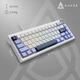 Клавіатура Ajazz AK650 Sea Salt Switch White USB-C (AK650-SS-BWB) - зображення 5