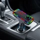 Автомобільний адаптер-модулятор F12 Bluetooth, бездротовий FM трансмітер у прикурювач з RGB-ефектами та дисплеєм (Чорний) - зображення 2