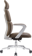 Компьютерное офисное кресло OfficePro Delicate OC690BR эргономичное PVC Brown - изображение 4