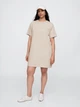 Платье-футболка короткое летнее женское GAP 132682161 XS Бежевое (1162160890) - изображение 4