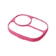 Детская тарелка Octoto из силикона на присоске на 3 секции 860 мл Pink (SE1800) - изображение 3