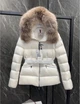Женская куртка Moncler белого цвета в размере S артикул 59004 - изображение 1