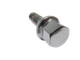 Болт колеса Ланос, Сенс, Нексия, хром GENUINE ключ 17, М12 x 1.5 x 30, 1шт OEM 94501733 (56917) - изображение 2