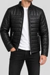 Куртка чоловіча однотонна екошкіра чорний 214R810-5 AGER 2XL - зображення 2