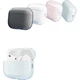 Чехол ESCASE для AirPods Pro 3, совместимый с наушниками Apple Pro 3-го поколения, модель 2025 года, ультратонкий (1 мм), ударопрочный и пылезащитный, прозрачно-голубой, с ремешком. - изображение 1