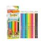 Карандаши цветные Deli EC121-12 Jungoo 12 цветов - изображение 1
