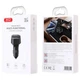 FM модулятор XO BCC17 (PD 30W) Black - зображення 3